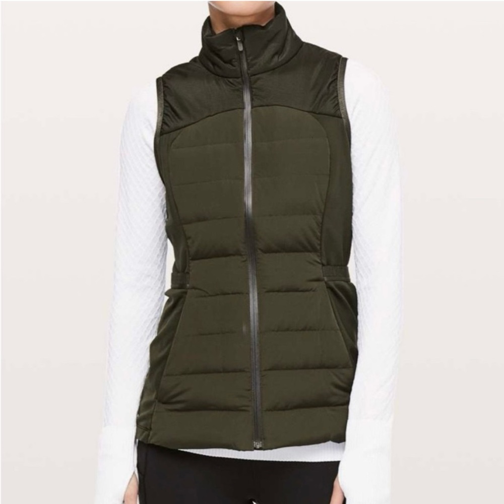 Lululemon Down For It All Vest
Dark Olive